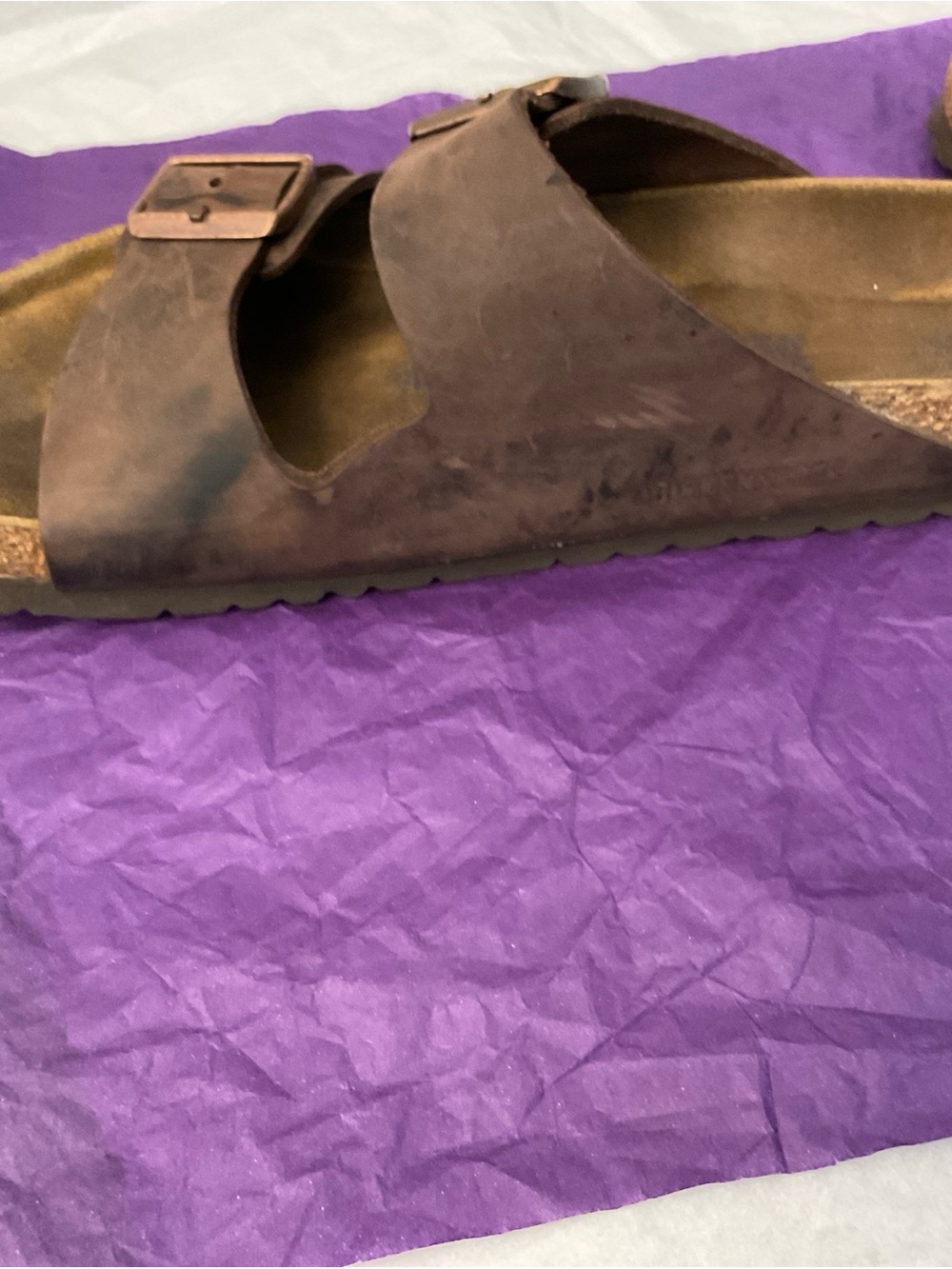 BIRKENSTOCK Arizona Soft Footbed Oiled Leather Habana Brown EUR 41 US W 10 M 8 - Picture 7 of 13